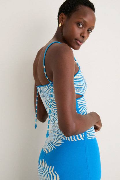Blue Bloom Rayana Maxi Dress