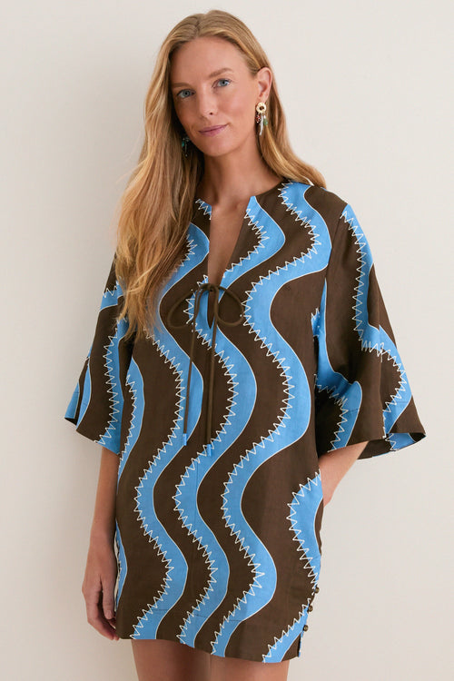 Blue Frankie Mini Dress