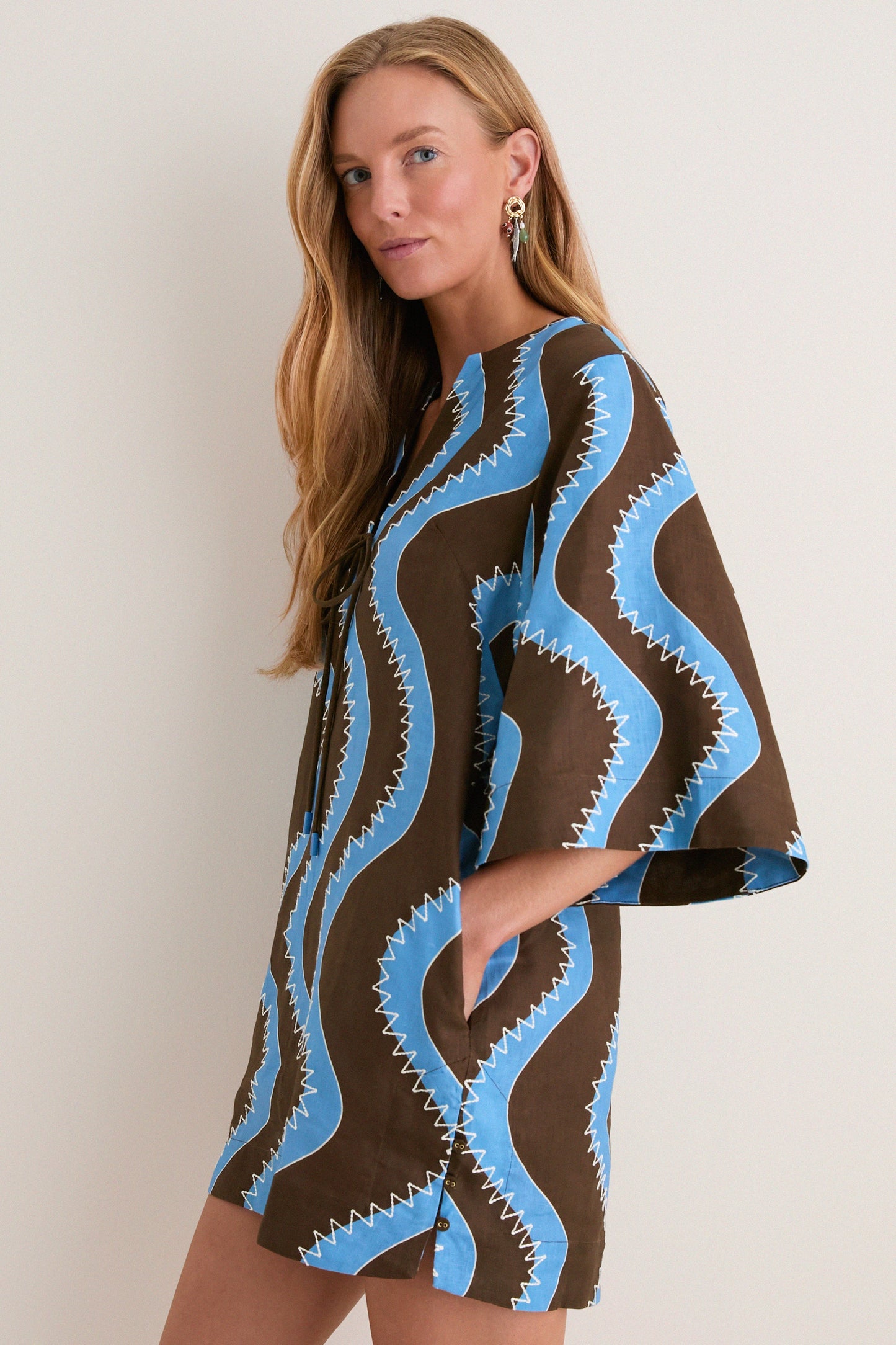 Blue Frankie Mini Dress
