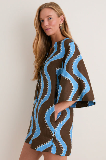 Blue Frankie Mini Dress