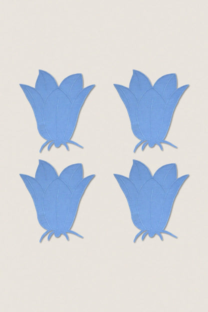 Blue Bell Cocktail Napkins (Set of 4)