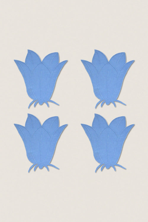 Blue Bell Cocktail Napkins (Set of 4)