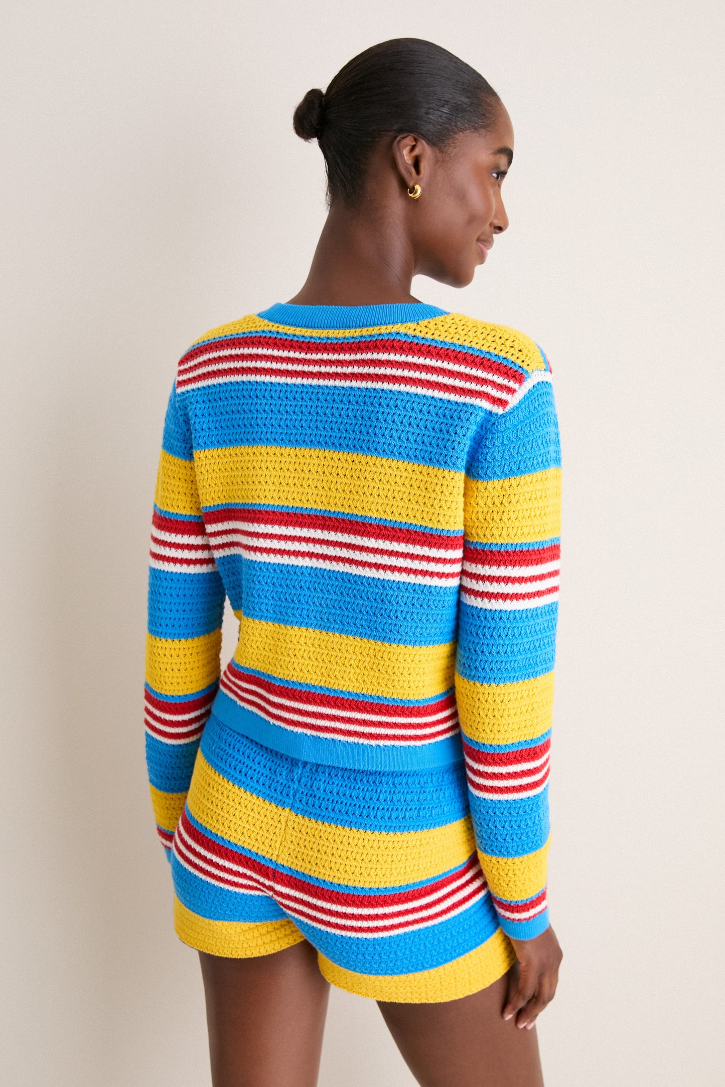 Blue Multi Stripe Tammy Cardigan