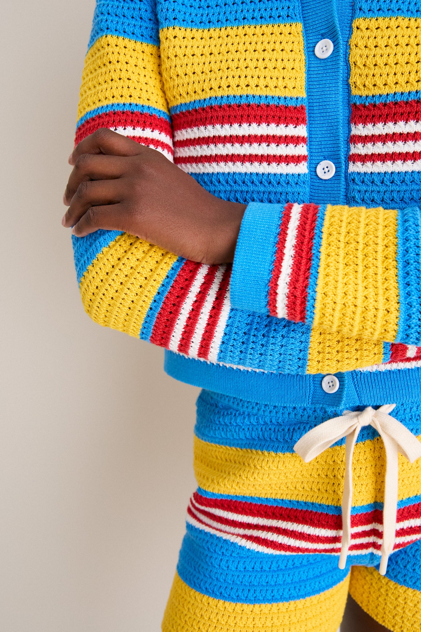 Blue Multi Stripe Tammy Cardigan