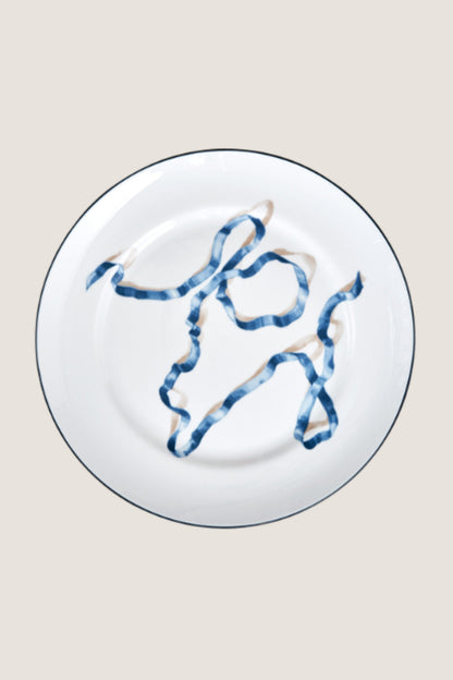 Blue Ribbon Dinner Plates (Set of 4)
