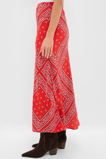 Aces Wild Red Suki Skirt