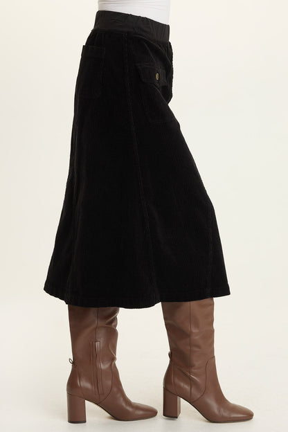 Alto Corduroy Midi Skirt
