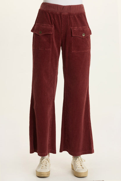 Veera Wide-Leg Corduroy Pant