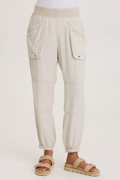 Chattaway Twill Banded 'Jogger' Pant
