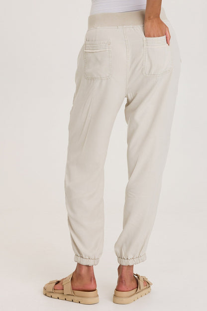 Chattaway Twill Banded 'Jogger' Pant