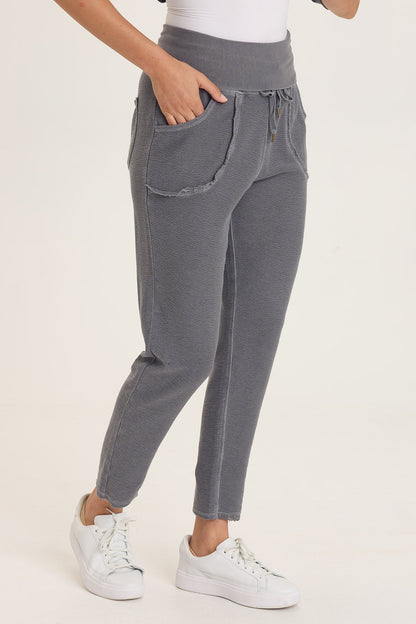 Kiefer Slim Leg Crepe Knit Pant