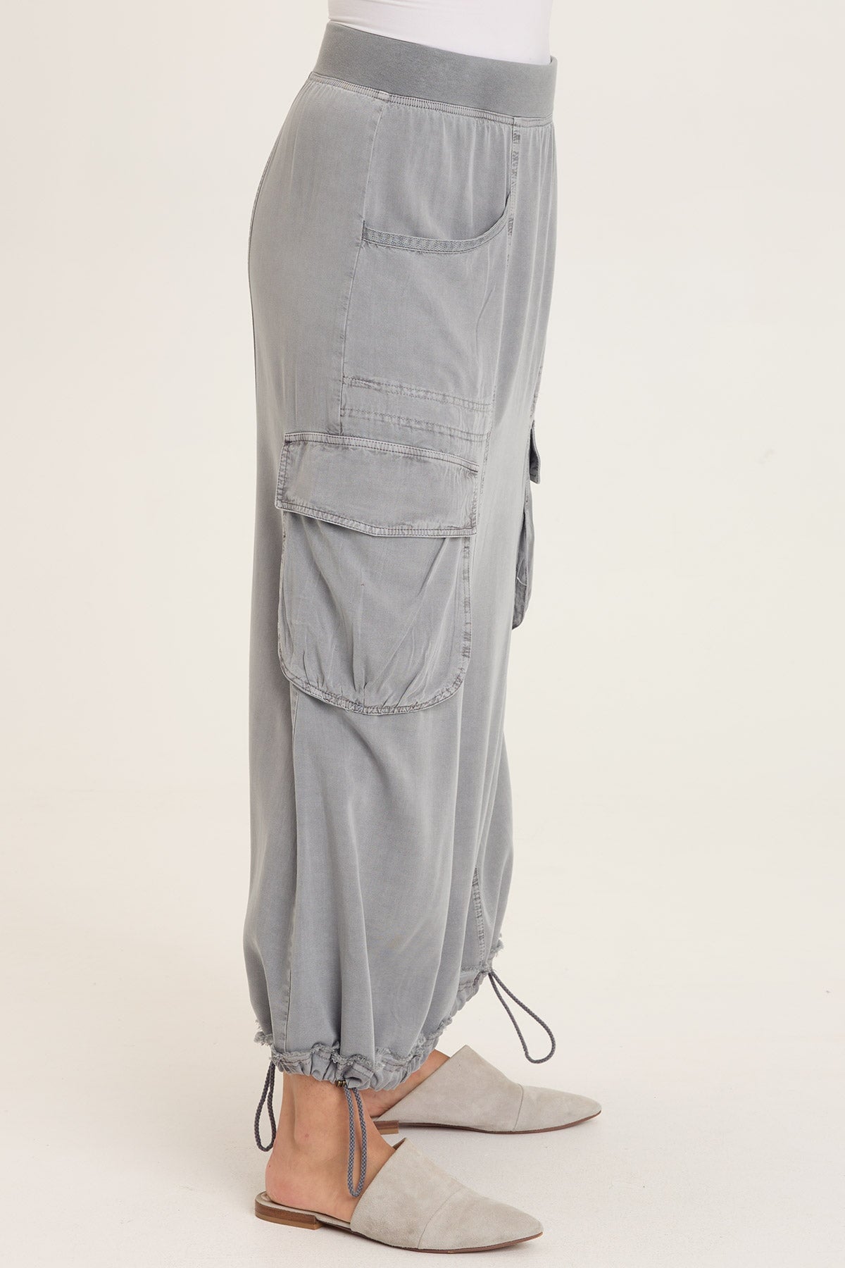 Ingram Cinchable Cargo Twill Skirt
