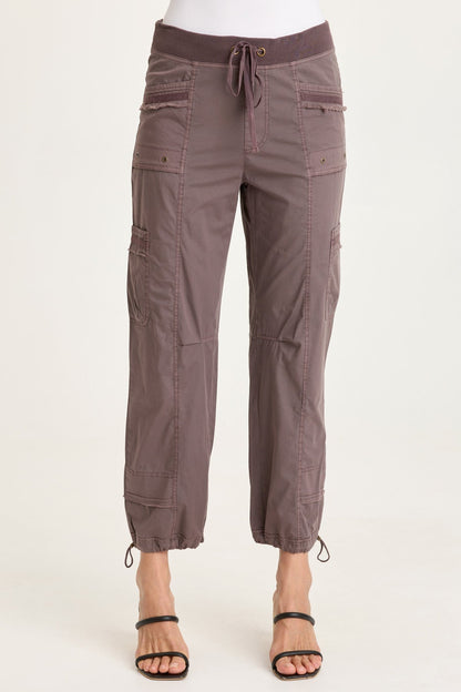 Jannik Poplin Cinch Hem Cargo Pant