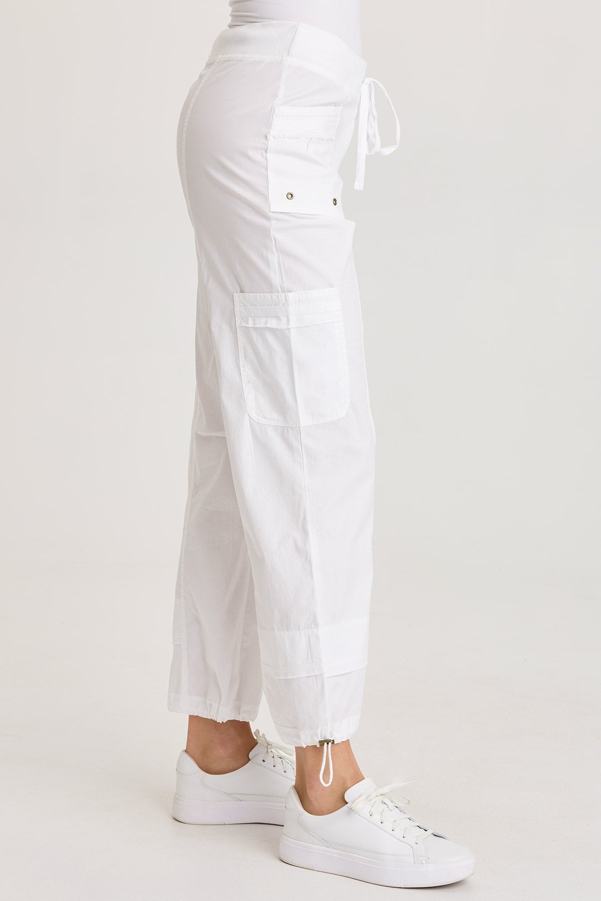 Jannik Poplin Cinch Hem Cargo Pant