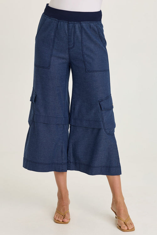 Rosalina Twill Cargo Gaucho Crop