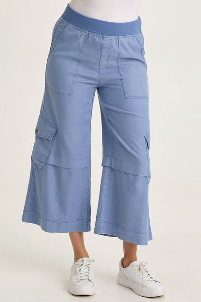 Rosalina Twill Cargo Gaucho Crop
