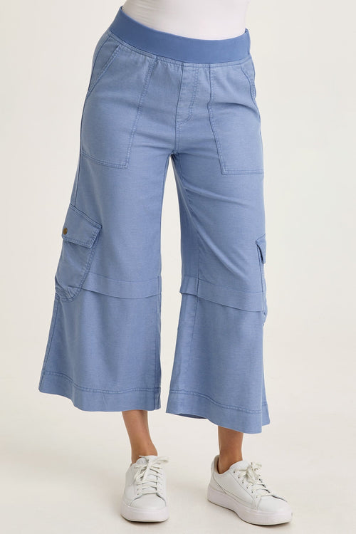 Rosalina Twill Cargo Gaucho Crop