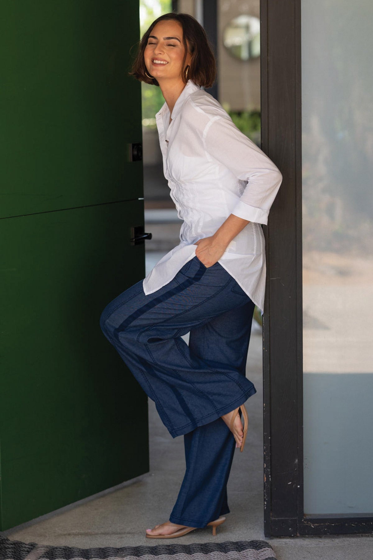 Geraldine Twill Double Seam Pant