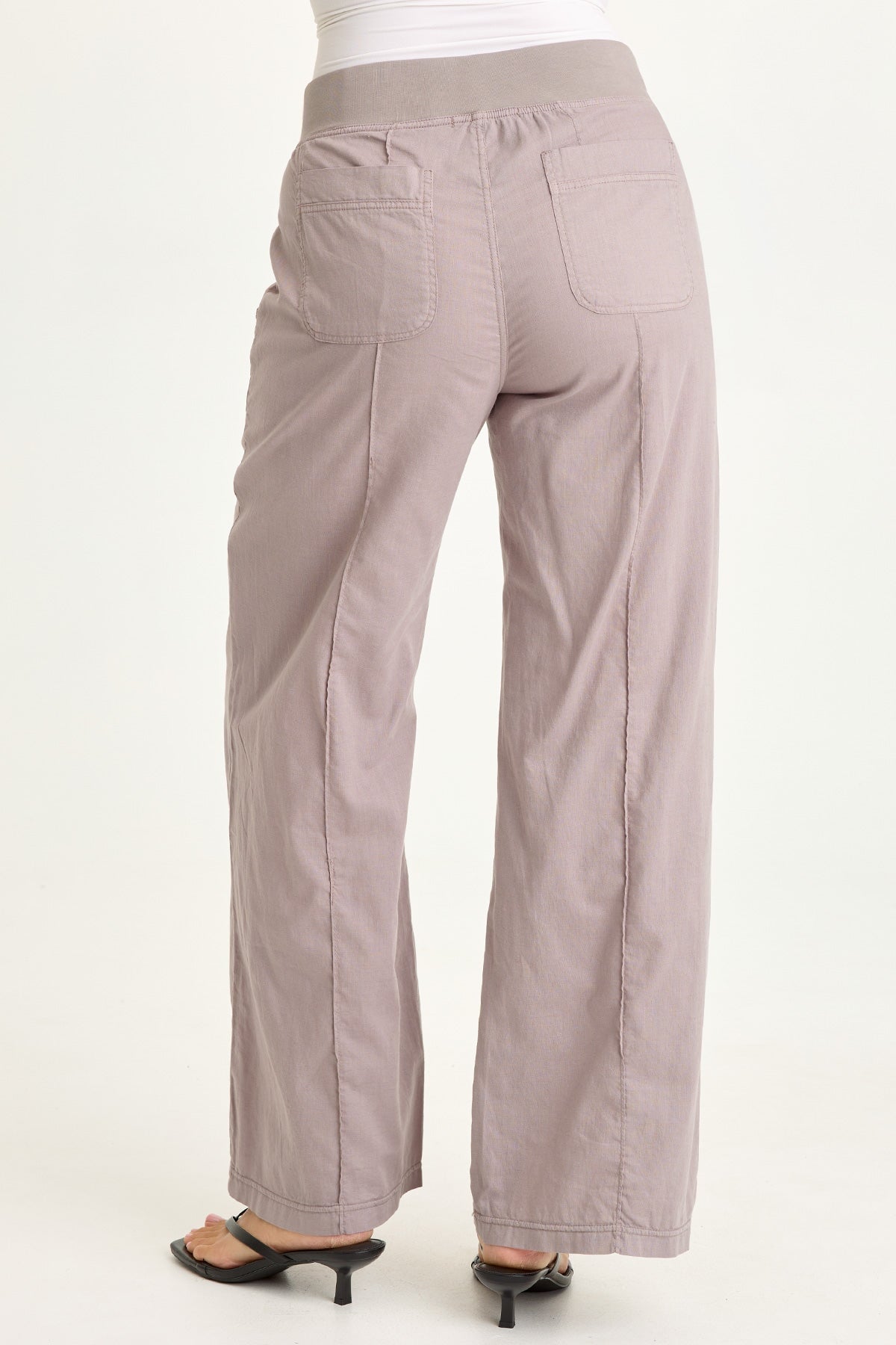 Torryn Linen Zipper Pockets Pants
