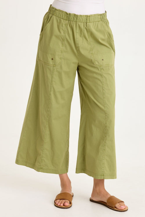 Gottfried Poplin Gaucho Crop