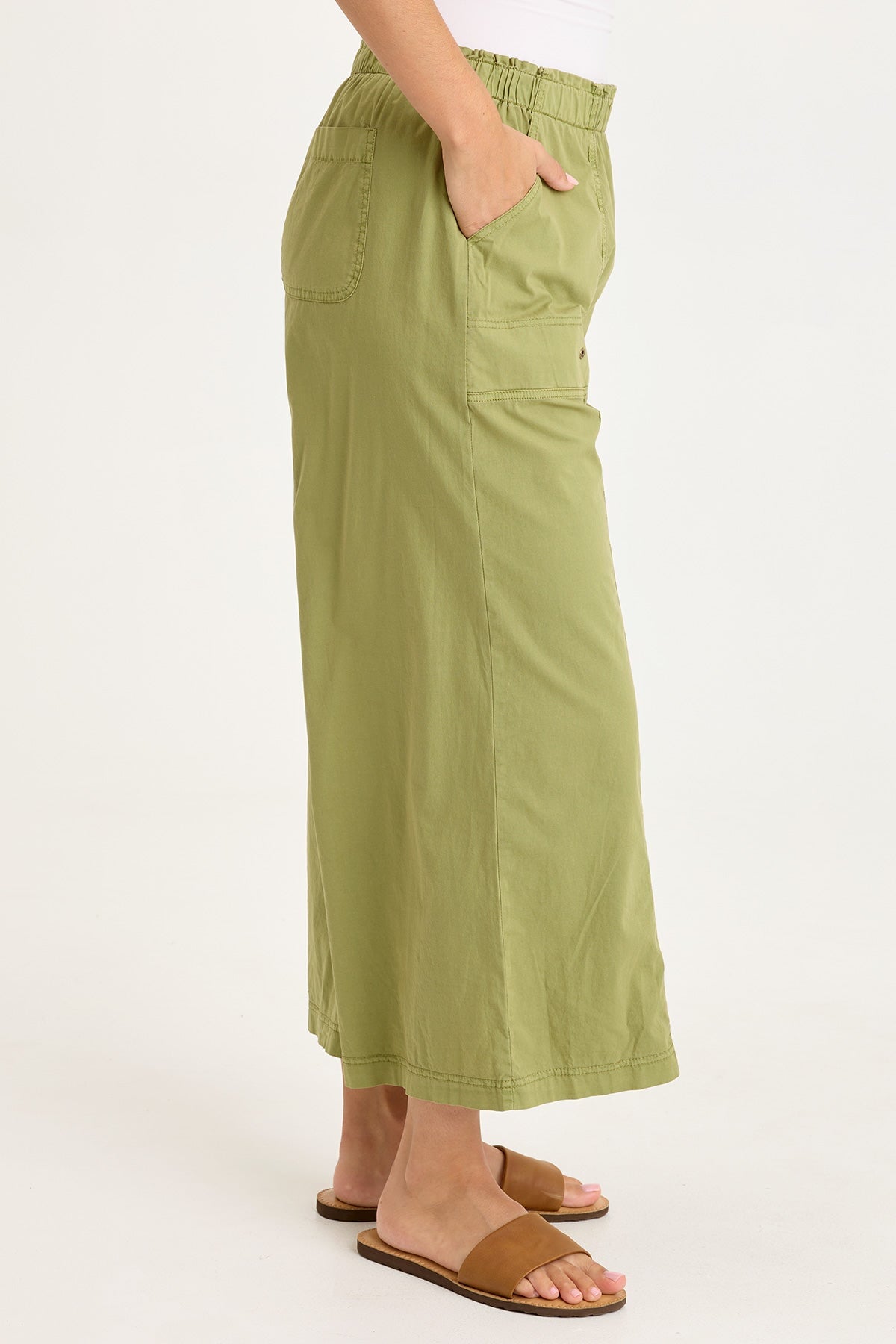 Gottfried Poplin Gaucho Crop