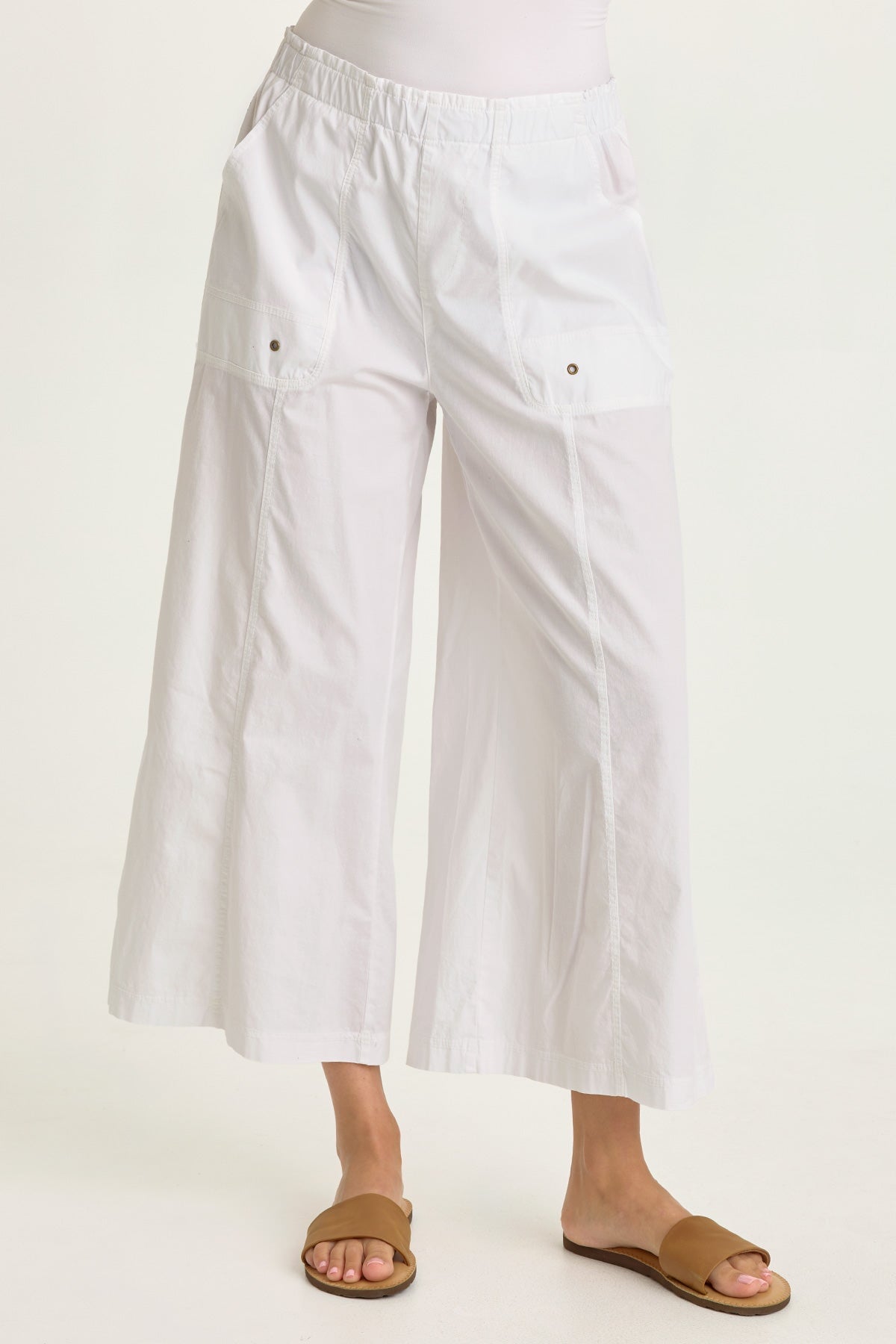 Gottfried Poplin Gaucho Crop