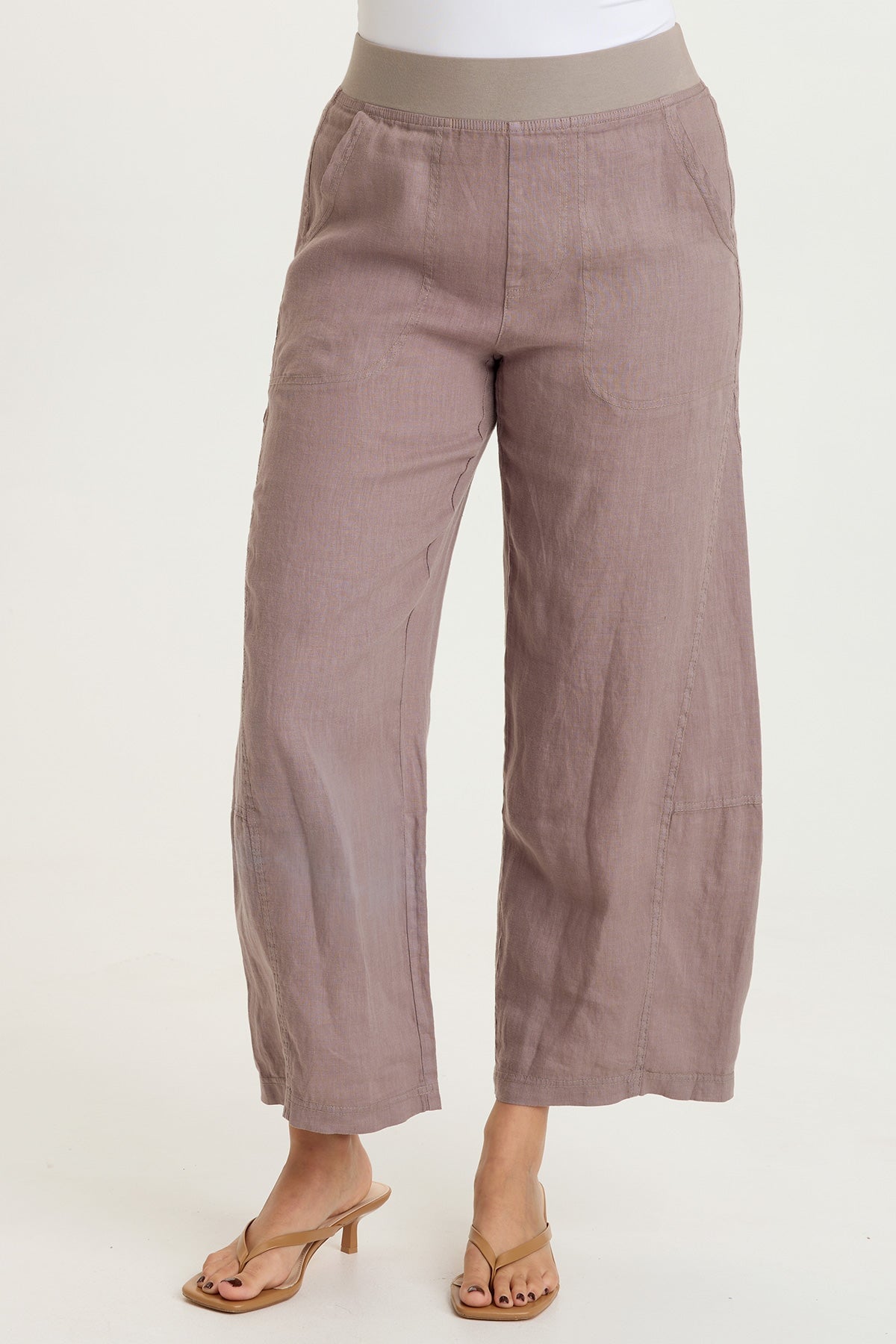 Nao Linen Barrel Crop