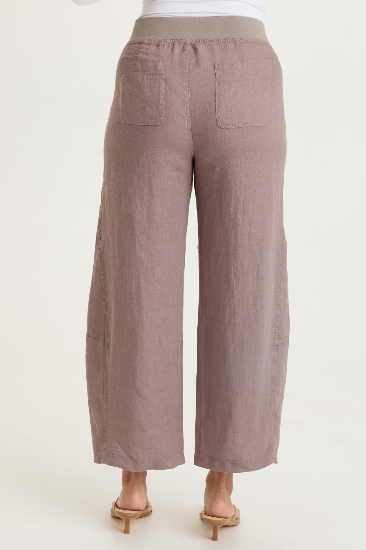 Nao Linen Barrel Crop