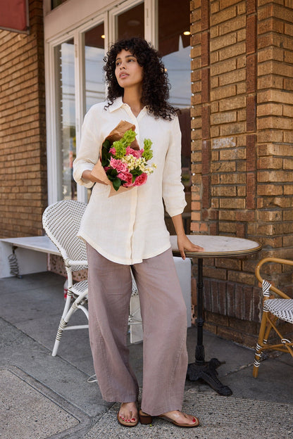 Nao Linen Barrel Crop