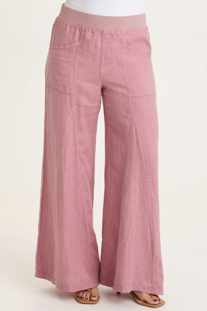 Elaine Linen Wide Leg Pant