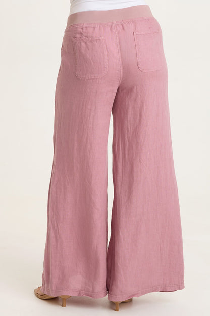 Elaine Linen Wide Leg Pant