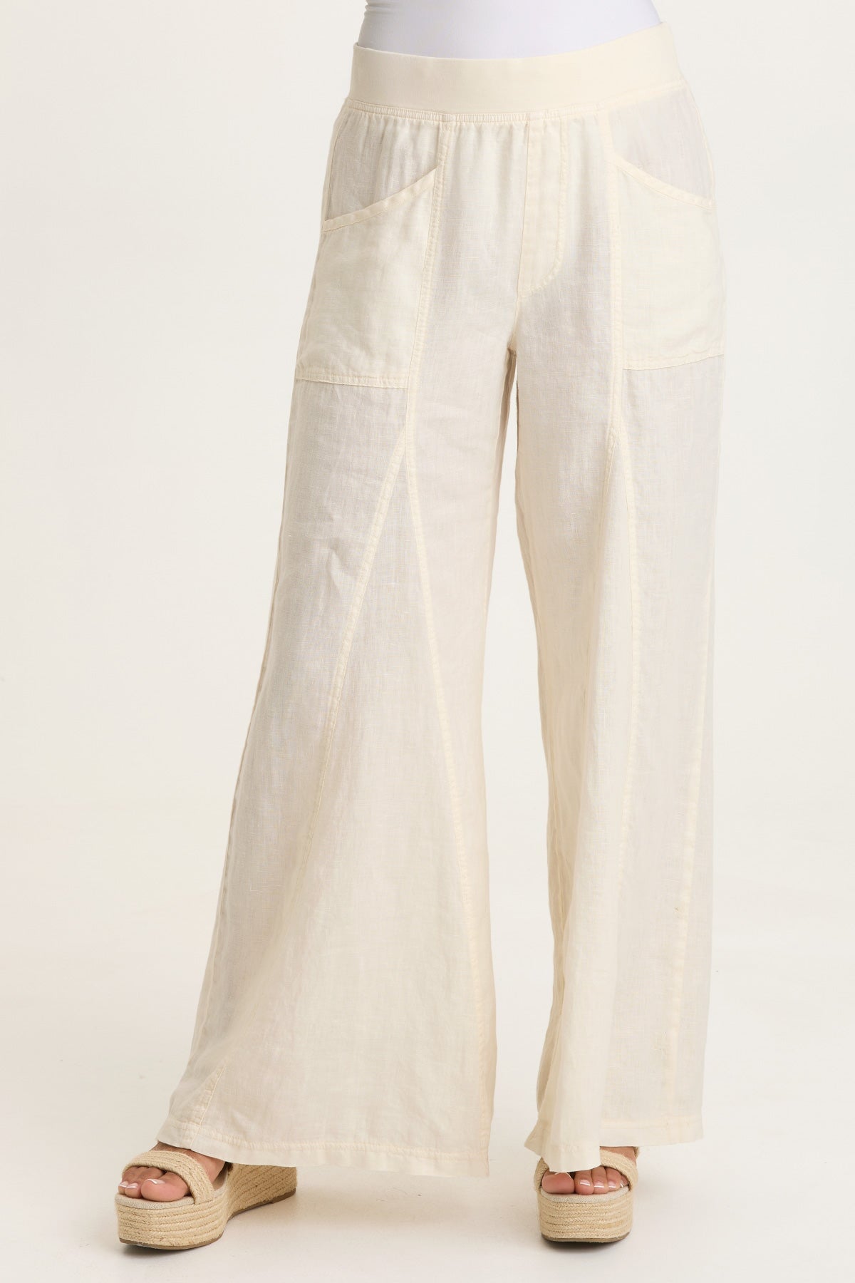 Elaine Linen Wide Leg Pant