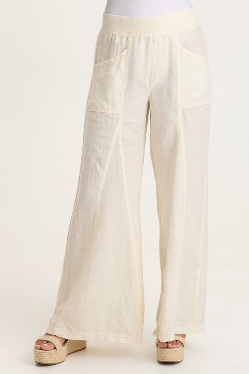 Elaine Linen Wide Leg Pant