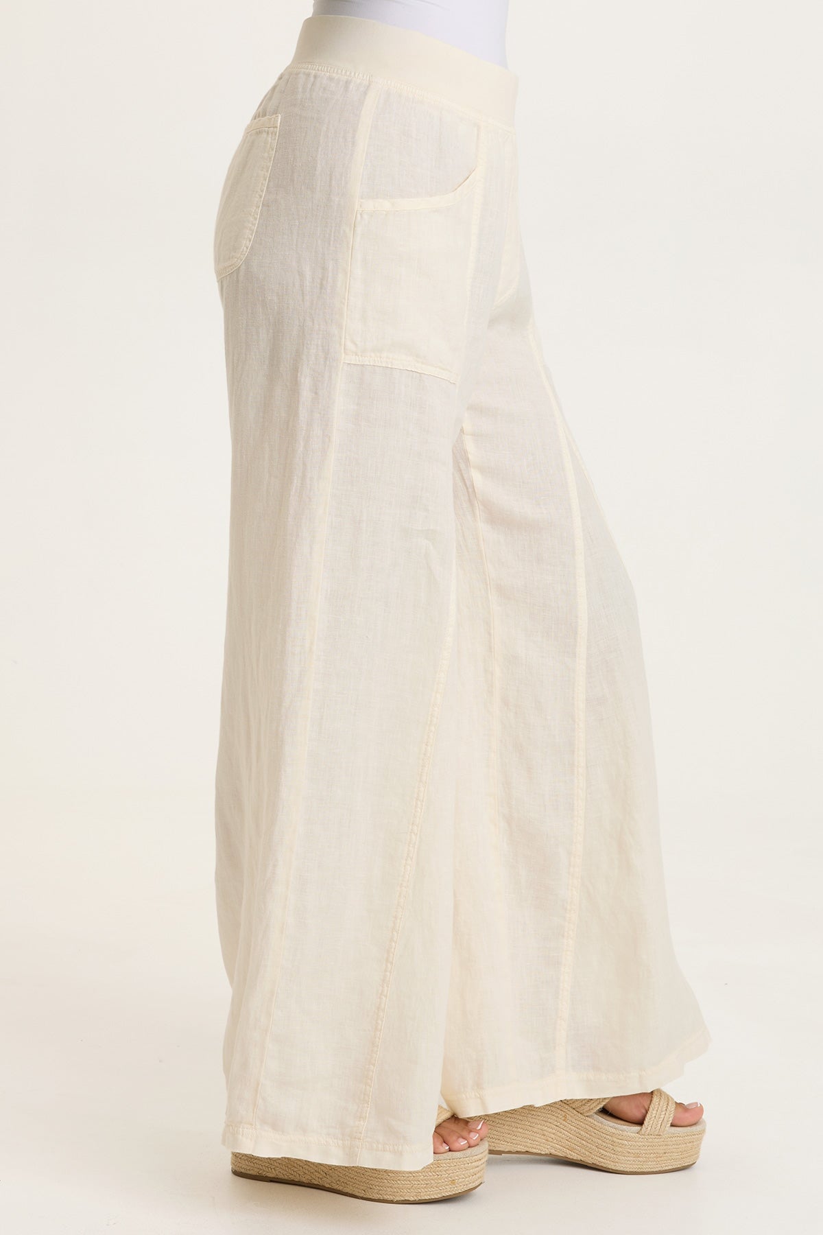 Elaine Linen Wide Leg Pant
