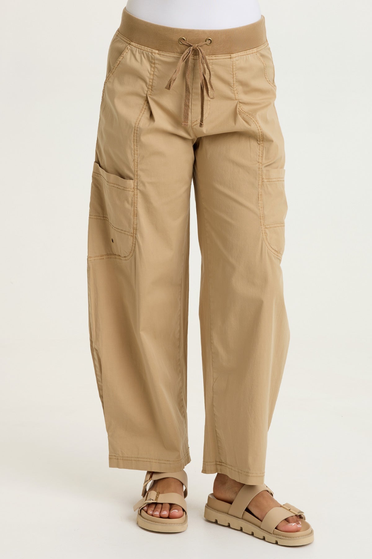 Pender Poplin Barrel Pant
