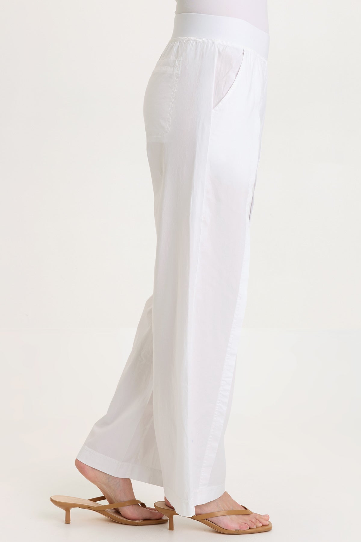 Bay Poplin Straight Leg Pant