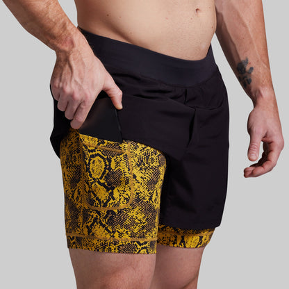 Versatile Short w/ Compression 5" (Don't Tread On Me)