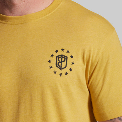 Don't Tread On Me Tee (Mustard)