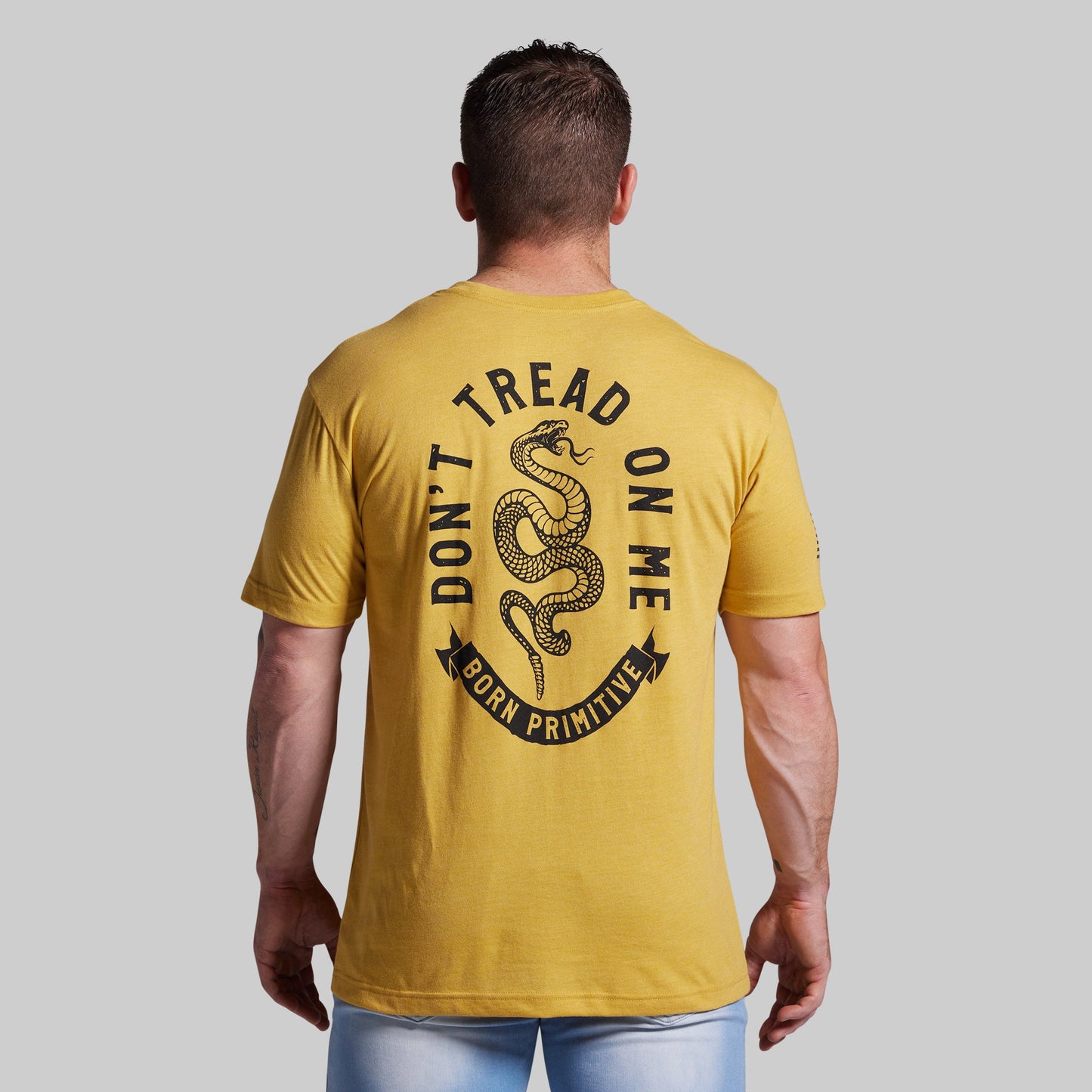Don't Tread On Me Tee (Mustard)