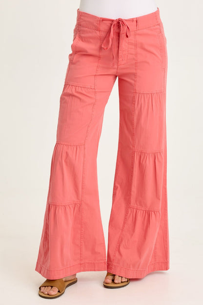 Tiered Wide Leg Pant