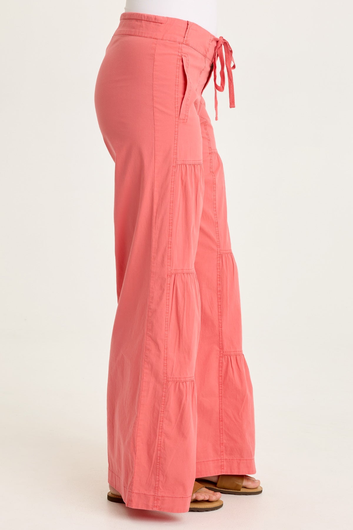 Tiered Wide Leg Pant
