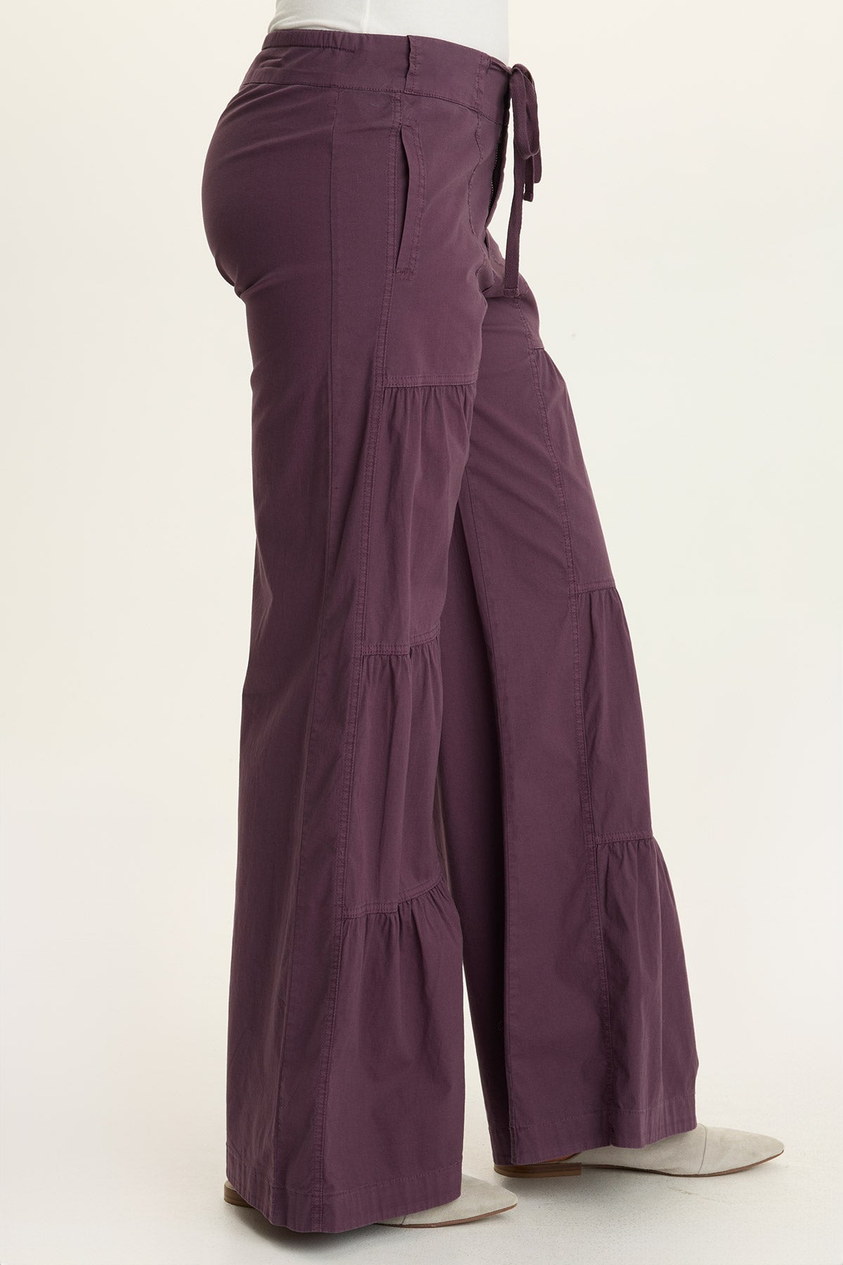 Tiered Wide Leg Pant