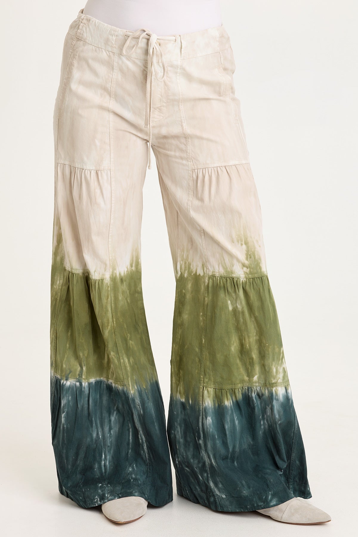 Tiered Wide Leg Pant