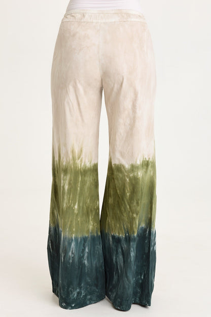 Tiered Wide Leg Pant