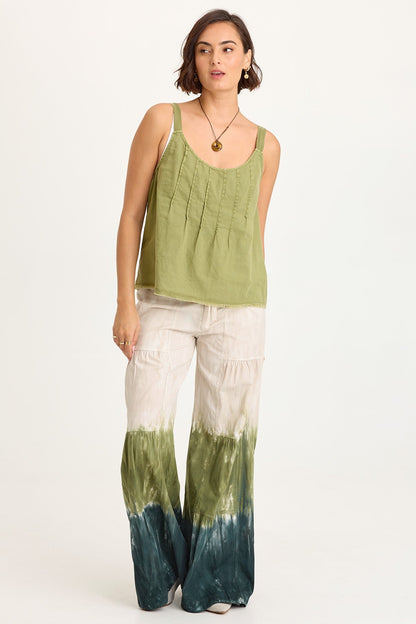 Tiered Wide Leg Pant