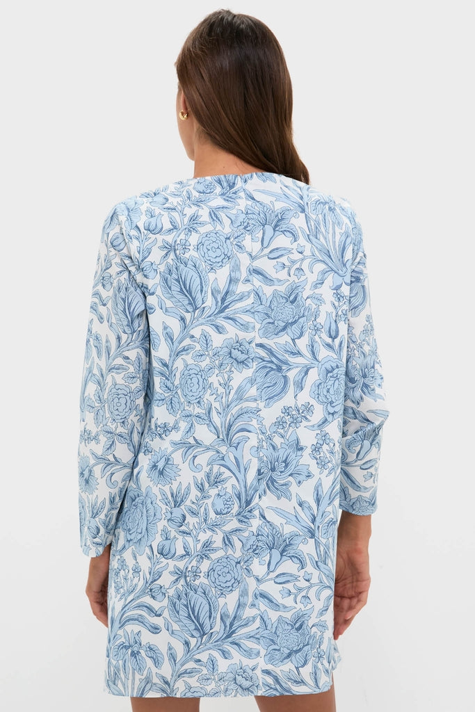 Blue Chintz Clarice Bows Dress