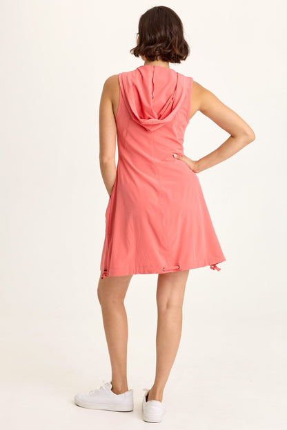 Sumi Active Whisper Stretch Hooded Cargo Mini Dress
