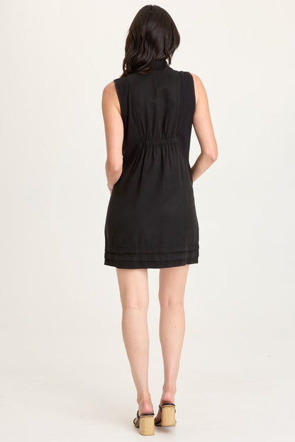 Noya Twill Kangaroo-Pocket Dress