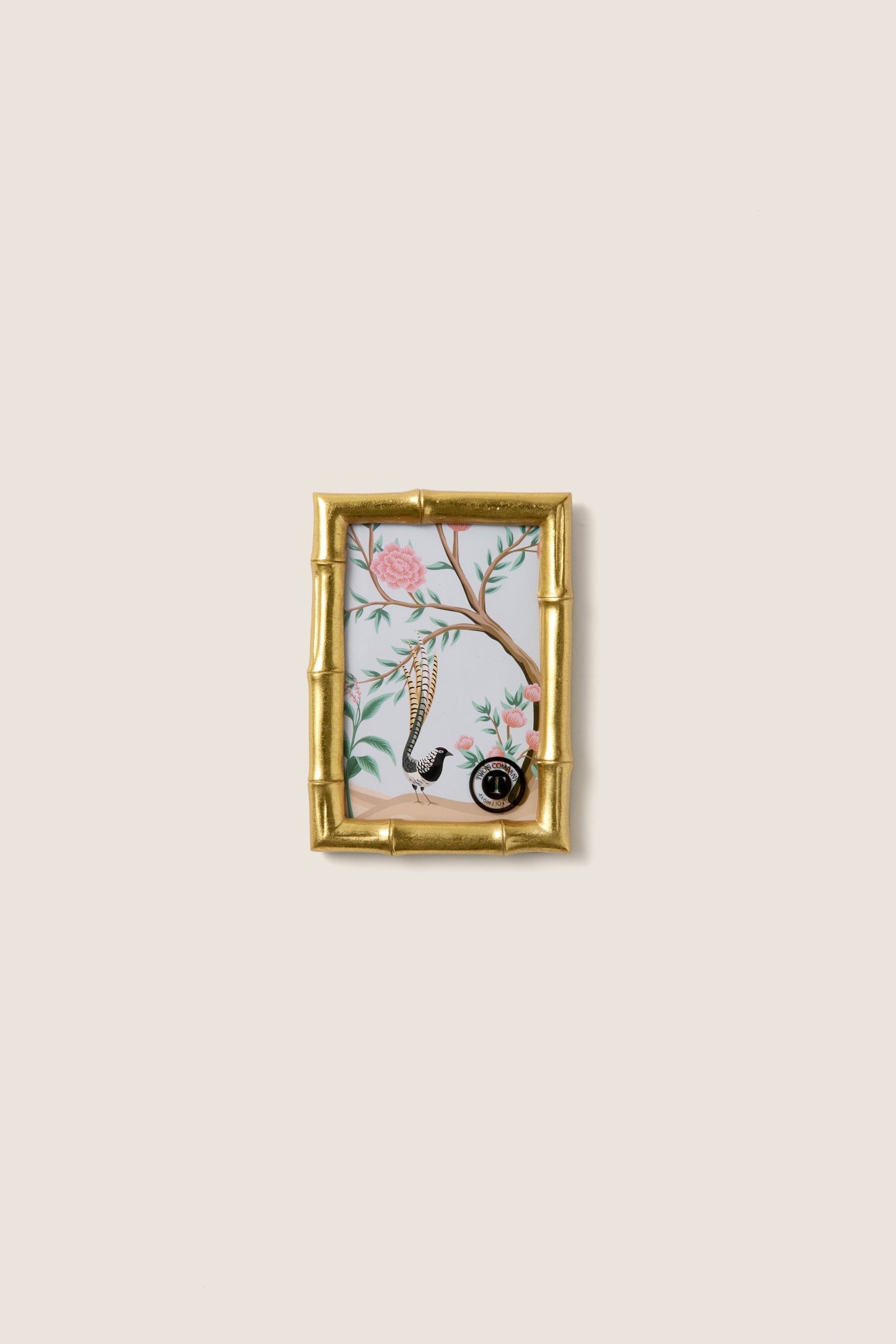 4x6 Gold Faux Bamboo Frame