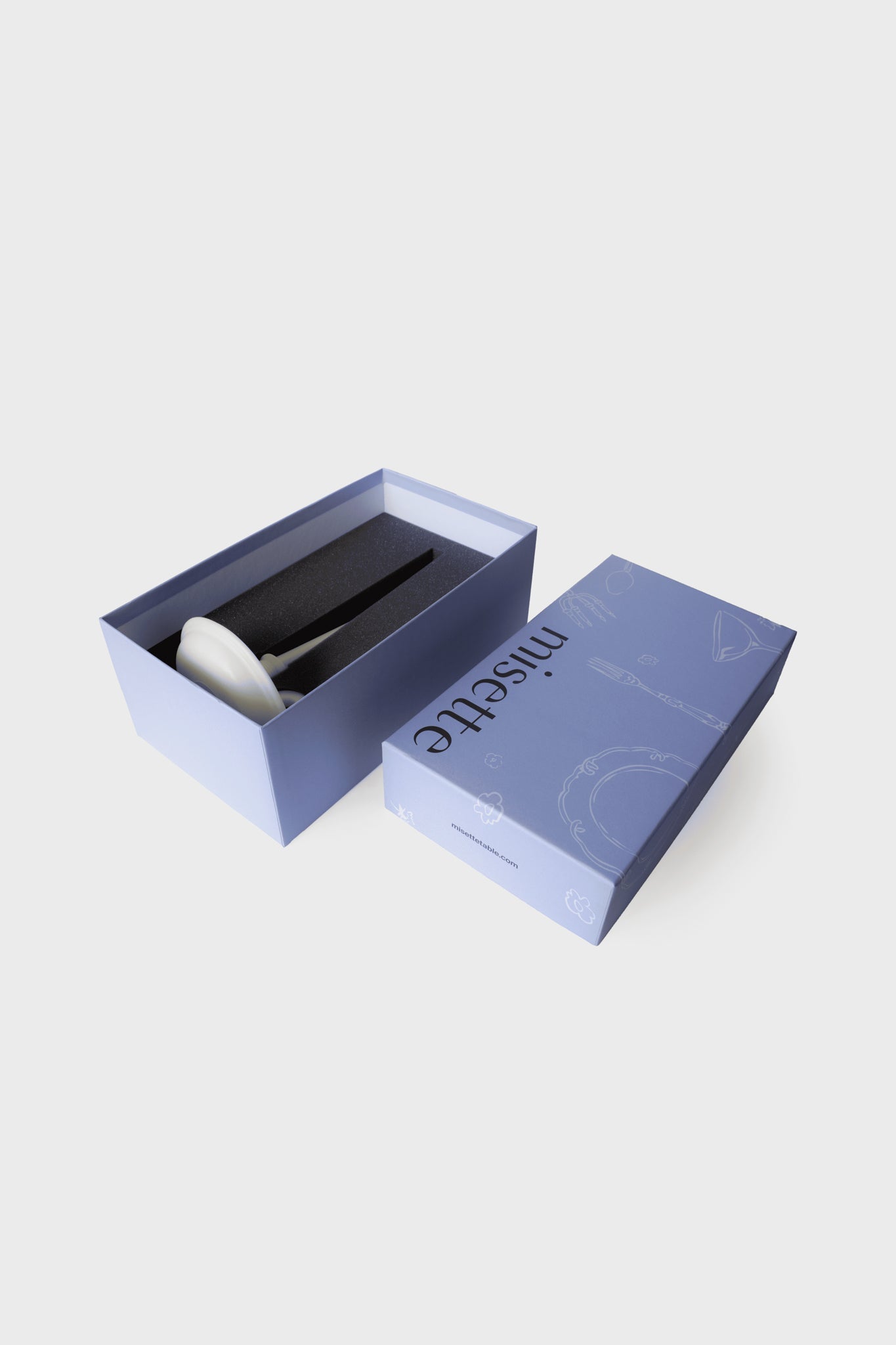 Blue Molded Soy Wax Candle